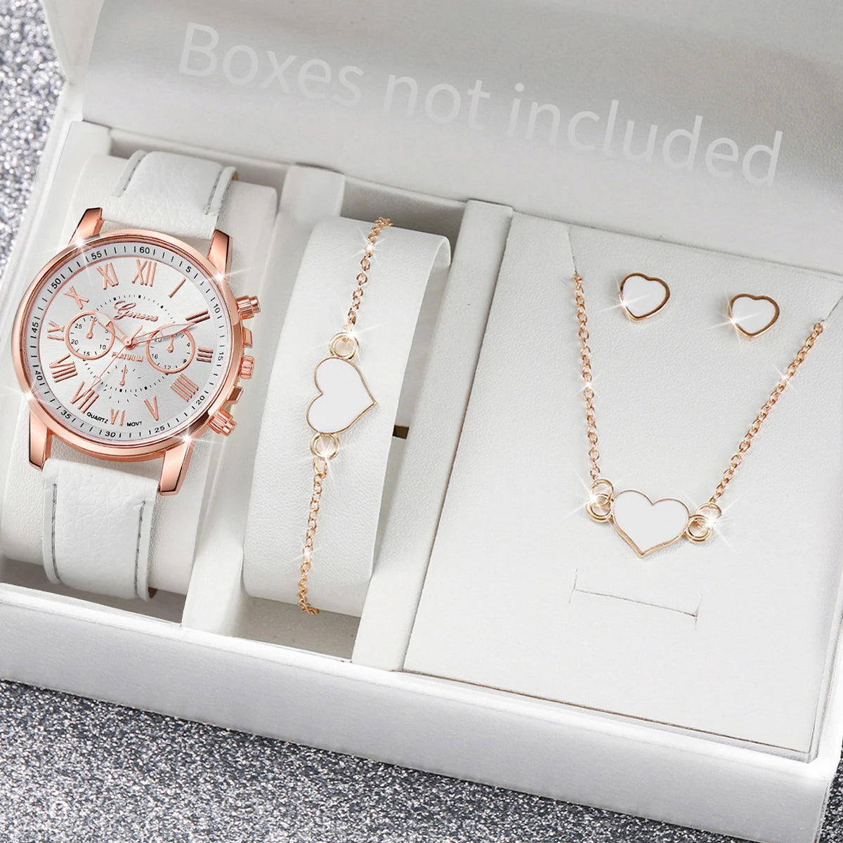 Royal Luxury Women's Watch & Jewelry Set