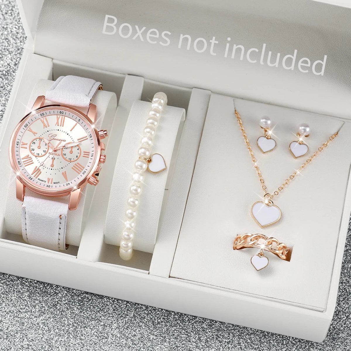 Royal Luxury Women's Watch & Jewelry Set