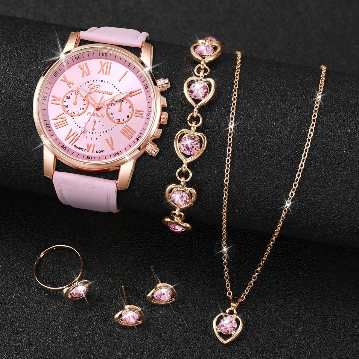 Royal Luxury Women's Watch & Jewelry Set