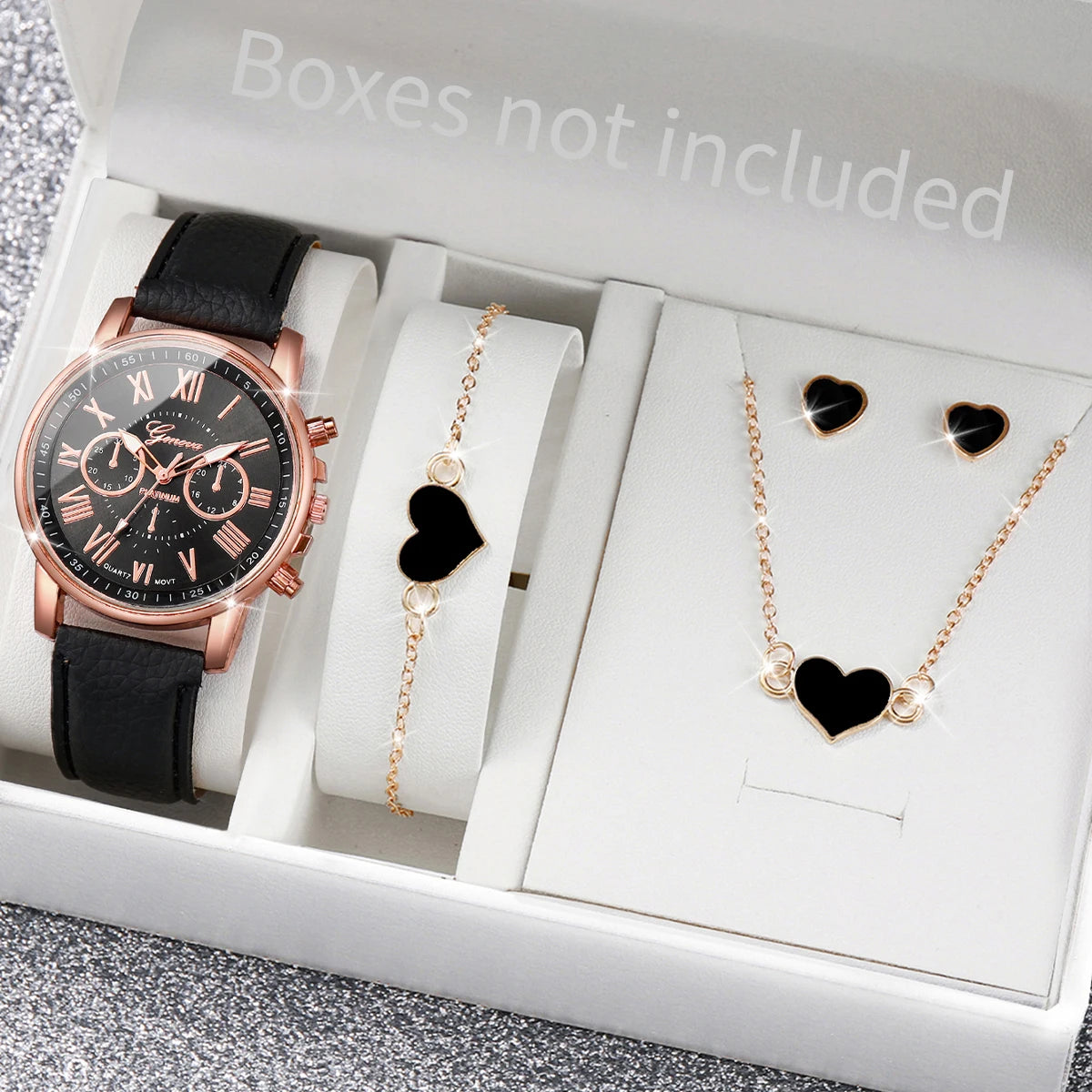 Royal Luxury Women's Watch & Jewelry Set