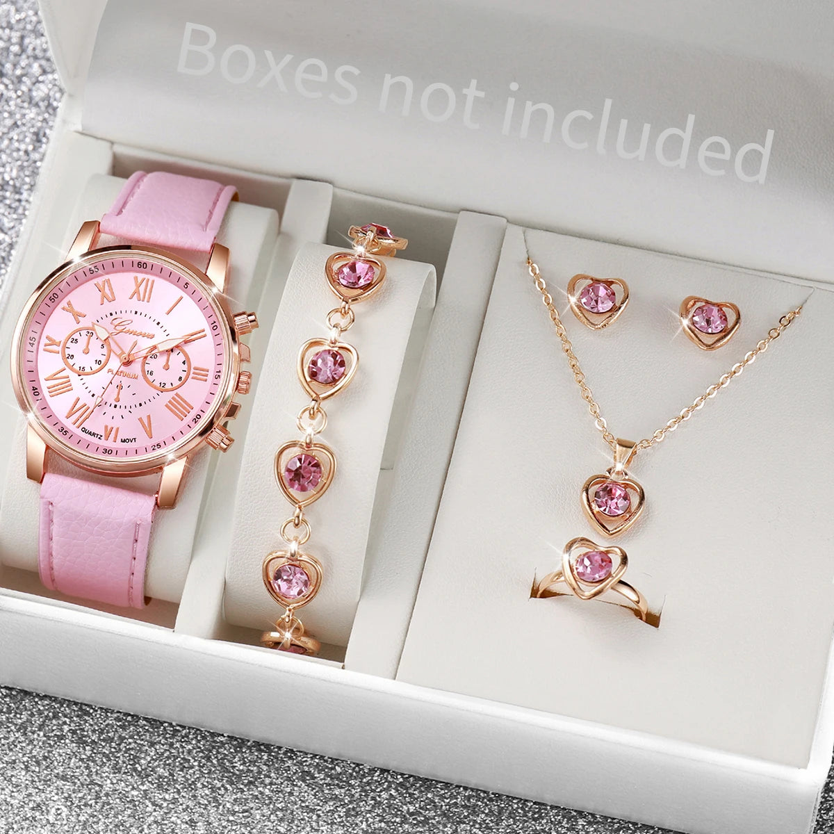 Royal Luxury Women's Watch & Jewelry Set