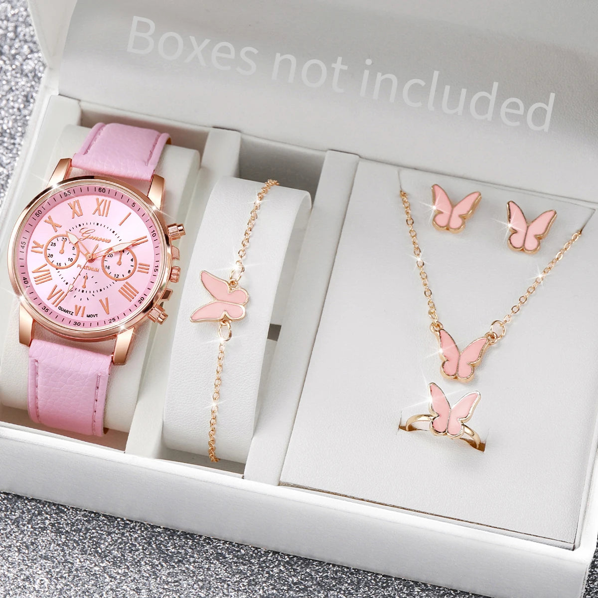 Royal Luxury Women's Watch & Jewelry Set